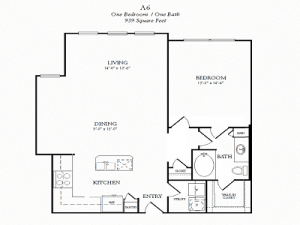 One bedroom apartment for rent in Houston