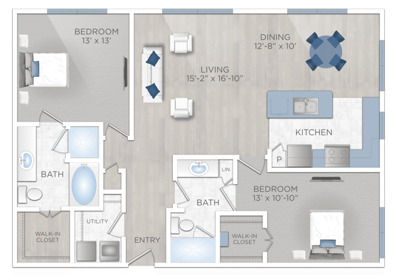 Two Bedroom Apartments - Apartments in Uptown Houston